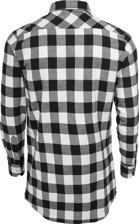 Actual product image Urban Classics Side-Zip Long Checked Flanell Shirt (S)