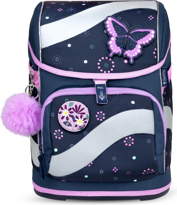 Actual product image Belmil SMARTY Schulrucksack-Set Flowers (20 l)