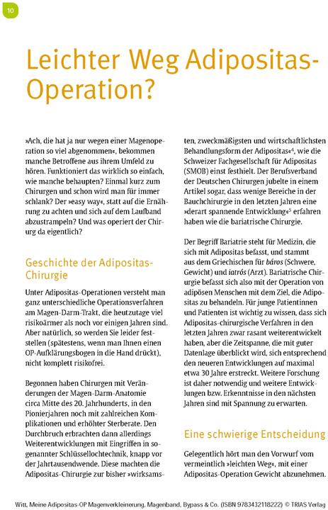 Produktbild Meine Adipositas-OP. Magenverkleinerung, Magenband, Bypass & Co (Deutsch, Victoria Dorothea Witt, 2024)