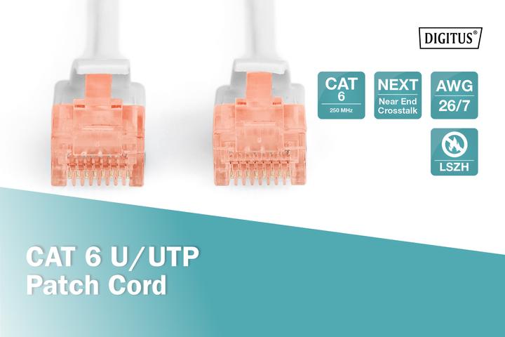 Image du produit Digitus Câble réseau (UTP, CAT6, 1 m)