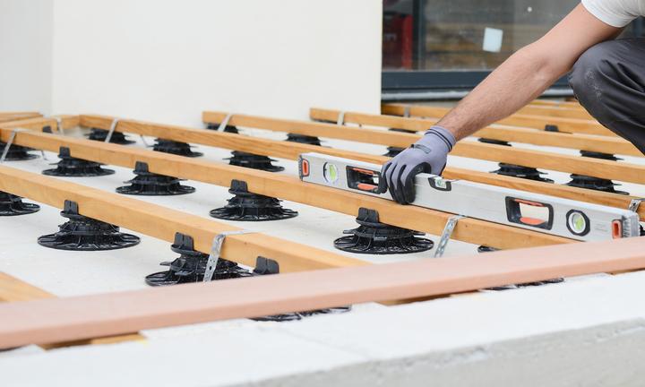 Image du produit XPOtool Plots de terrasse Set 90x Pieds réglables Hauteur 18-25mm 2700kg Lames Dalles Piscine (90 x)