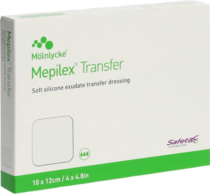 Produktbild Mepilex Transfer Safetac Wundauflage 10x12cm Silikon (5 x)