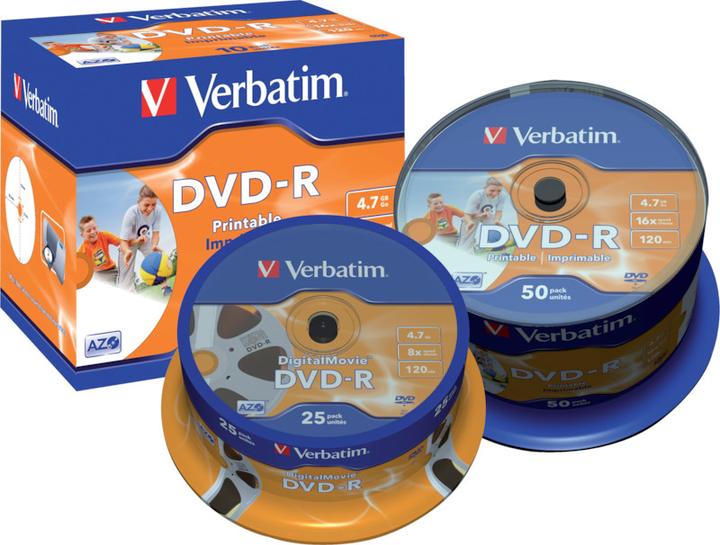 Produktbild Verbatim Dvd-R (50 x)