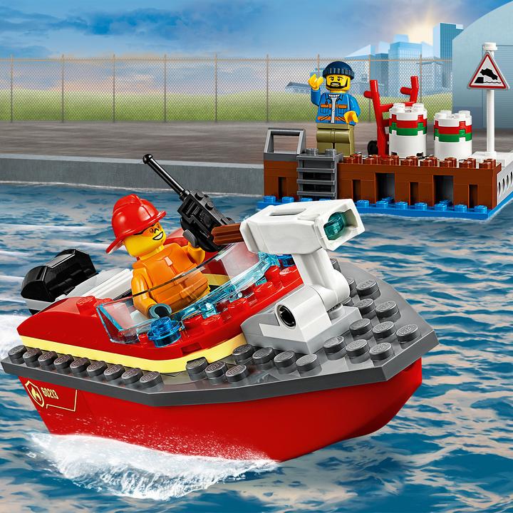 Image du produit LEGO Les pompiers du port (60213, LEGO City)