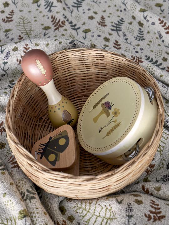 Actual product image Bloomingville Mini Driss Musical Instrument (Italian, English, Swiss German, German, French)