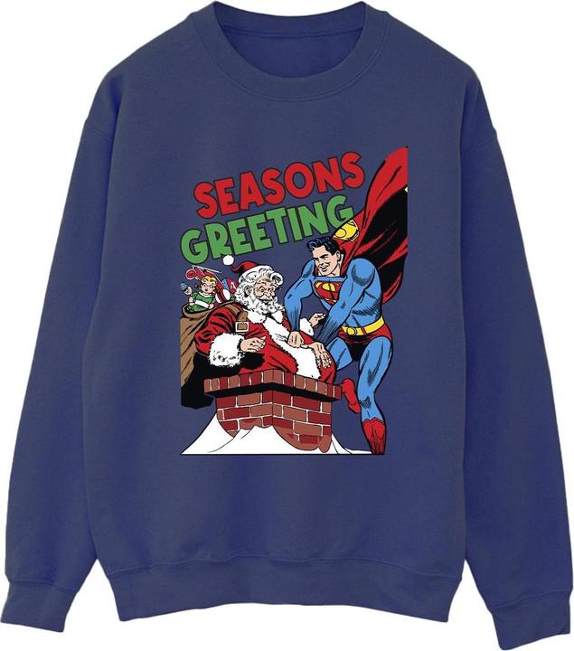 Superman Santa Comic Sweatshirt