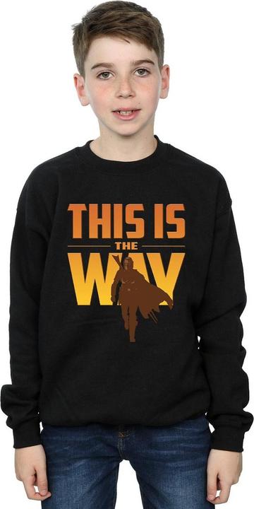 Produktbild Star Wars The Mandalorian This Is The Way Sweatshirt Jungen (128)