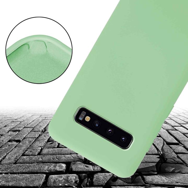 Actual product image Cadorabo TPU Cover Mobile Phone Chain Liquid (Samsung Galaxy S10)