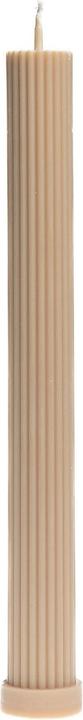 Santabarbara Interior Design Stabkerze Long Pillar 3 x 26 cm, Nude (1 Stk.)