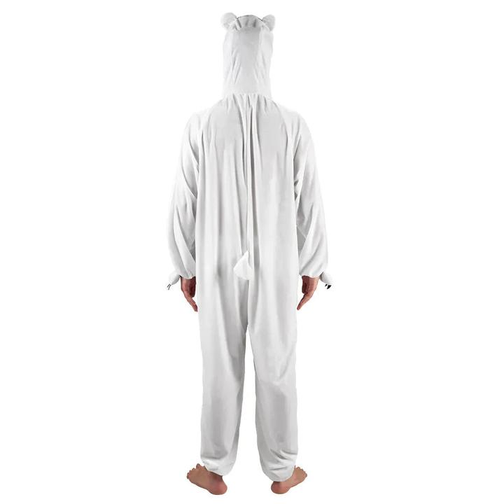 Immagine prodotto Boland Costume da orso polare per bambino: tuta in peluche con cappuccio (140)