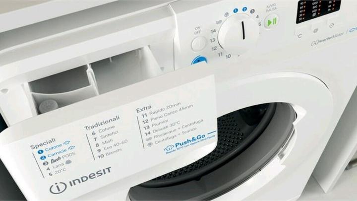 Actual product image Indesit Free-standing washing machine BWA 101496X WV IT - BWA 101496X WV IT (10 kg, Left)