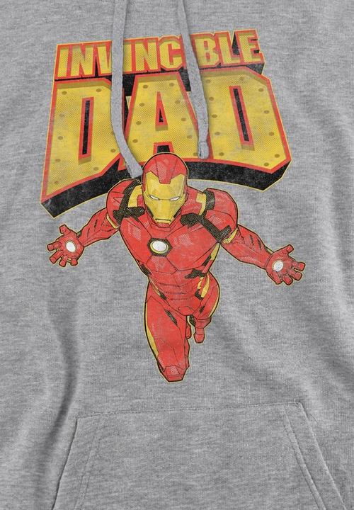Image du produit Iron Man - Sweat à capuche INVINCIBLE DAD - Homme (XXL)