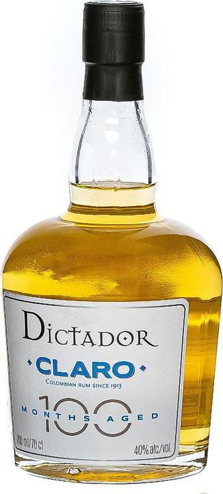Actual product image Dictador Rum Claro 100 Month Aged