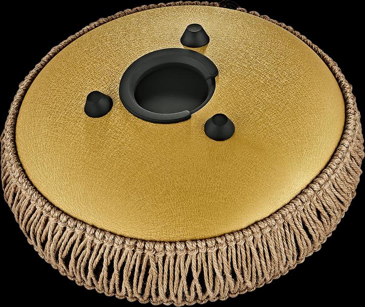 Actual product image Meinl Medium Octave Steel Tongue Drum - C Major - Gold