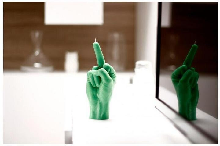 Actual product image Candle Hand F*ck you (1 pcs.)
