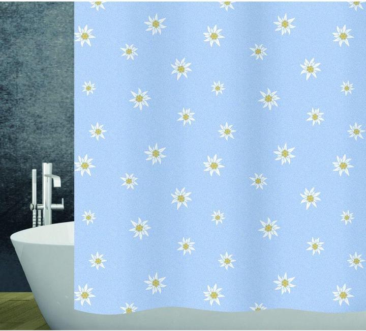 Image du produit Diaqua Rideau de douche textile Edelweiss (120 x 200 cm)