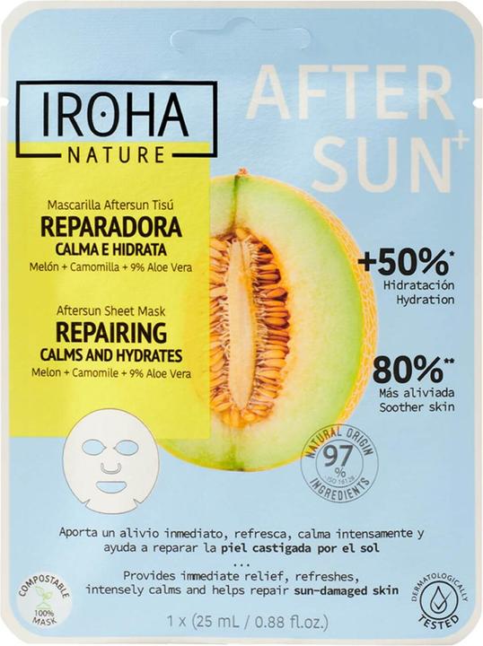 Immagine prodotto Iroha Nature Maschera doposole riparatrice calmante e idratante (25 ml)