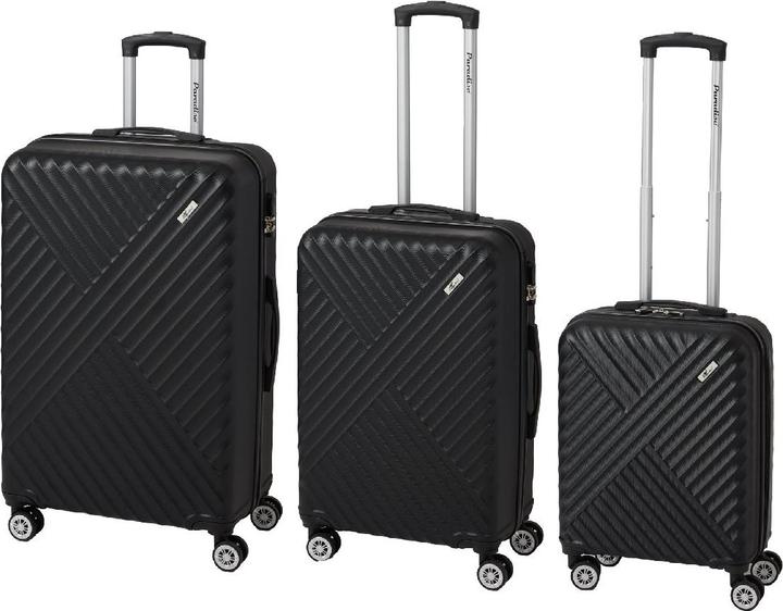 Immagine prodotto Check.In Kingston - Set di 3 valigie (92 l, Bagaglio a mano (fino a 50 litri), M (50 - 90l), L (90 - 115l))