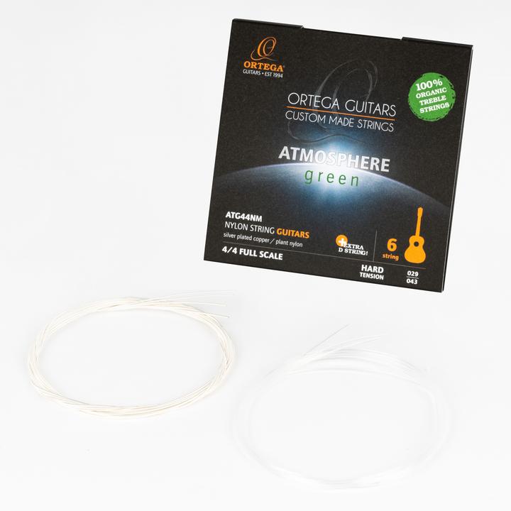 Image du produit Ortega Cordes Nylon Guitare - Tension Moyenne - Organique (Guitare)