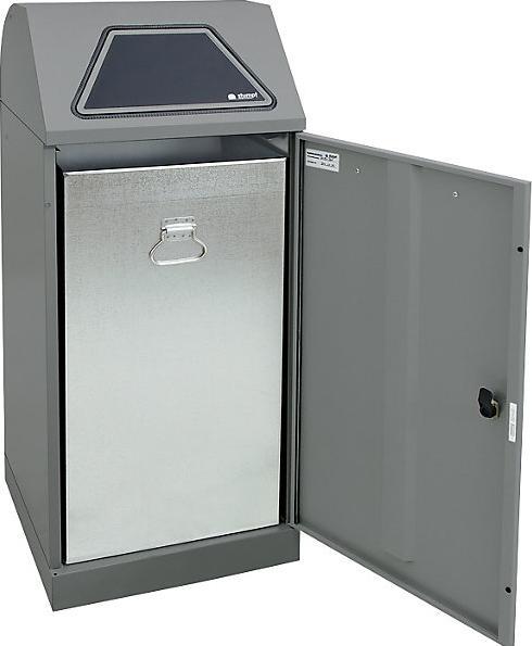 Produktbild kaiserkraft System-Wertstoffsammler, Einwurfklappe handbetätigt (120 l)