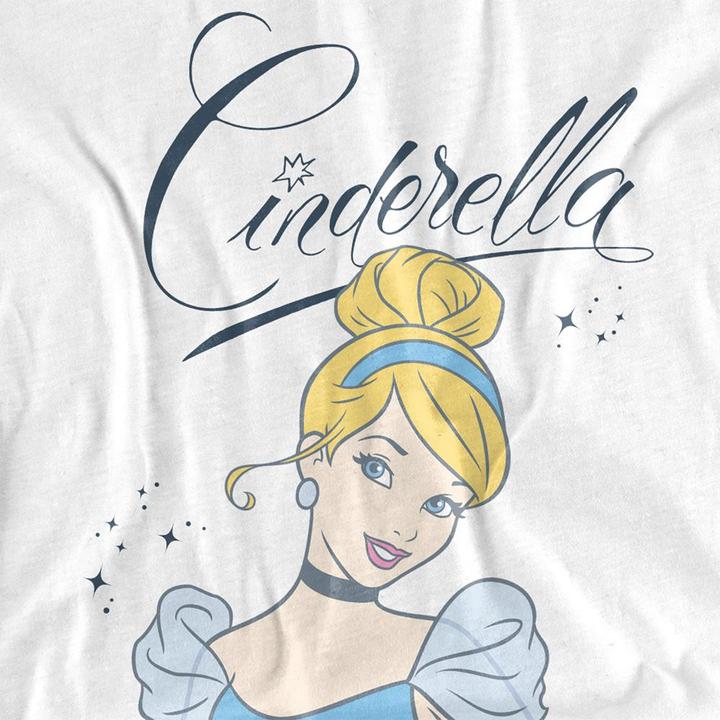 Actual product image Cinderella Unisex Adult Script T-Shirt (XL)