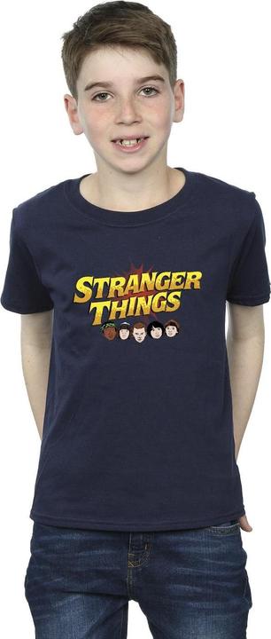 Actual product image Netflix Boys Stranger Things Comic Heads T-Shirt (152, 158)