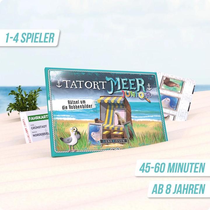 Produktbild Denkriesen Tatort Meer Junior | Rätsel um die Robbenbilder - Fall 1 (Deutsch)