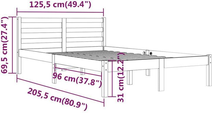Actual product image VidaXL Kordula (120 x 200 cm)
