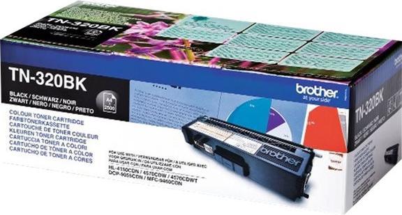Actual product image Brother TN320BK toner black 2500 pages ISO/IEC 19798 black (FC)