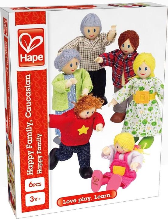 Produktbild Hape Puppenfamilie helle Hautfarbe