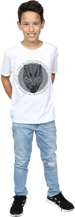 Produktbild Black TShirt aus Baumwolle Jungen Made in Wakanda (140, 146)