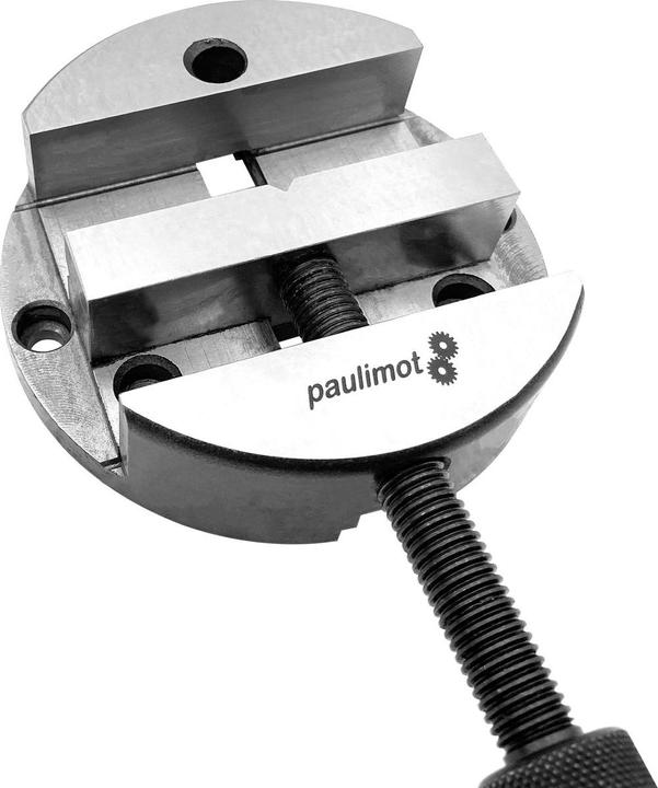 Produktbild Paulimot Schraubstock für Teilapparate Ø 100 mm, Backenbreite 80 mm (42 mm)