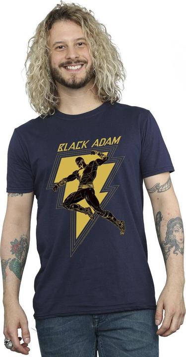 Produktbild Black Adam Golden Bolt Brust TShirt (4XL)
