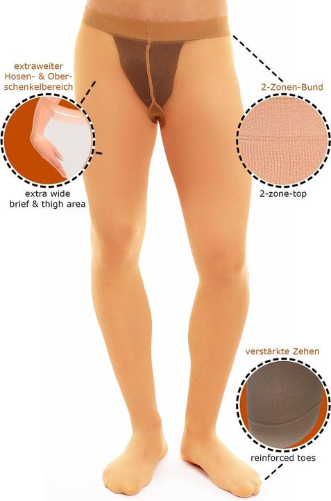 Actual product image Glamory Classic 20 men's tights, colour teint, size 44-46 (20 DEN, 44 - 46)