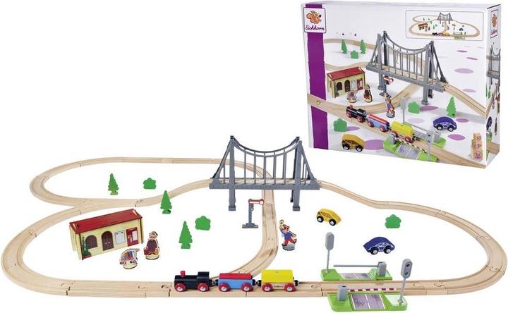 Actual product image Eichhorn EH railroad, railroad set with bridge