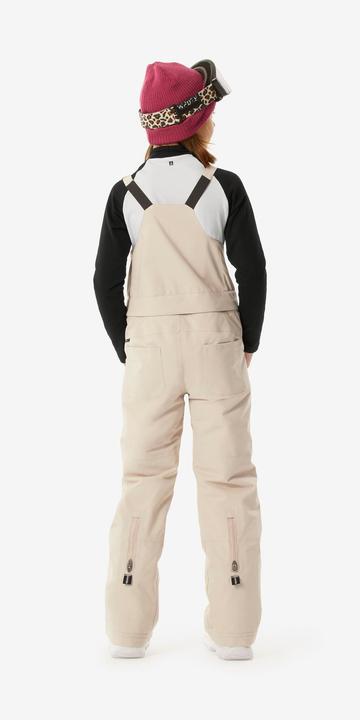 Actual product image Wedze Snowboard trousers dungarees kids piste - 500 white (116)