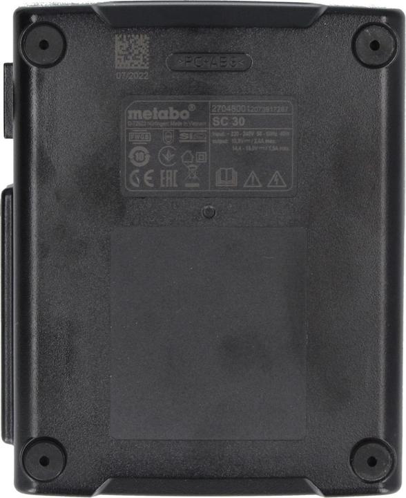 Image du produit Metabo SC 30 LiHD Li-Ion Chargeur 12 - 18 V ( 316067840 ) (18 V)