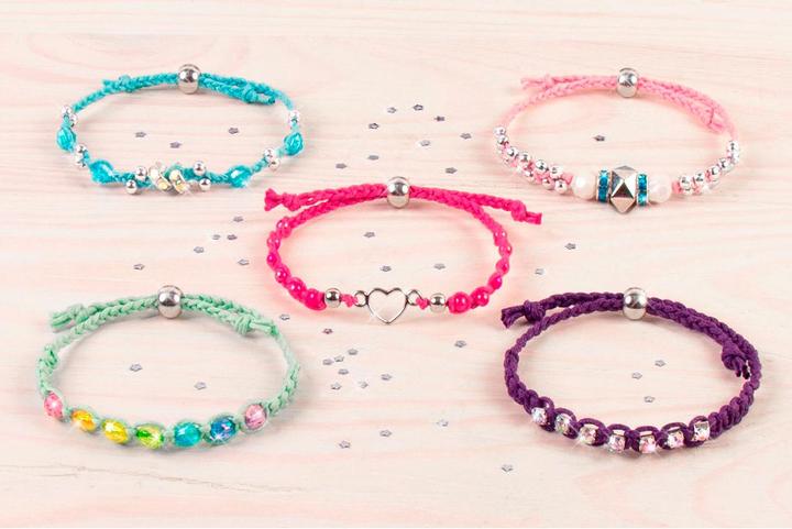 Image du produit Make it Real Bracelets à paillettes arc-en-ciel sertis de perles