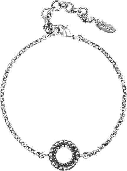 Immagine prodotto Steinkult Bracciale "Alice (20 cm, Ottone argento ossidato)