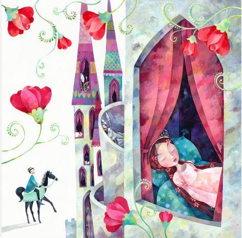 Actual product image Trenddeko Blanz - Sleeping Beauty (240 x 260 cm)