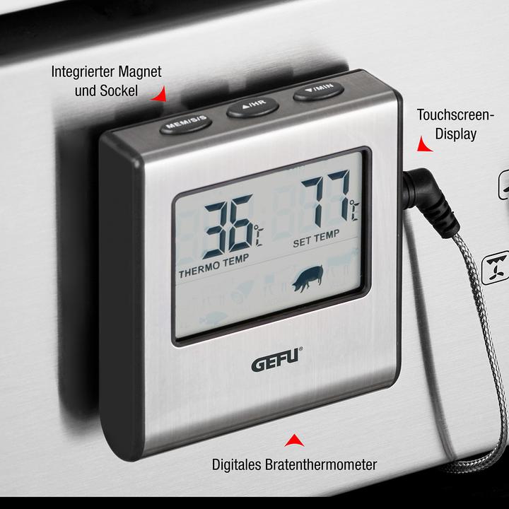Actual product image GEFU Roast thermometer with timer