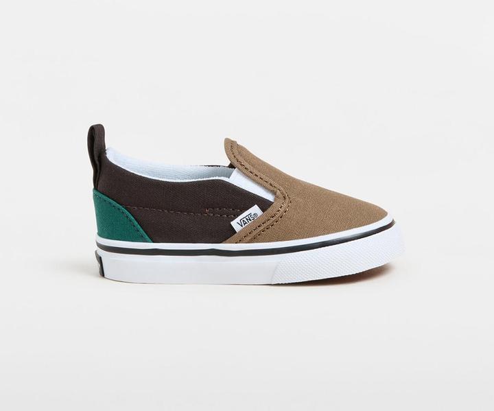 Vans Slip-On V COLOR BLOCK BROWN/MULTI (25)