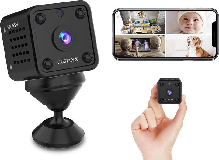 Immagine prodotto Cusflyx Mini telecamera WiFi 1080P Cloud (1920 x 1080 Pixels)