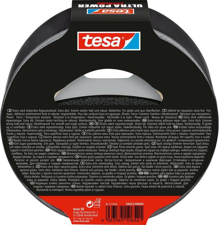 Image du produit tesa Ruban de réparation ULTRA POWER EXTREME, ruban adhésif résistant aux intempéries (50 mm)