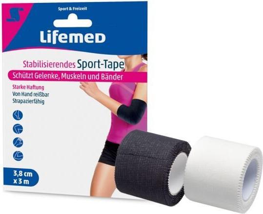 Actual product image Lifemed Stabilising Sports Tape 3 m x 3.8 cm (3 m)