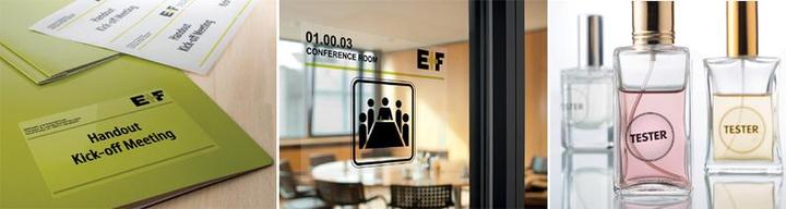 Produktbild HERMA Transparente Etiketten A4