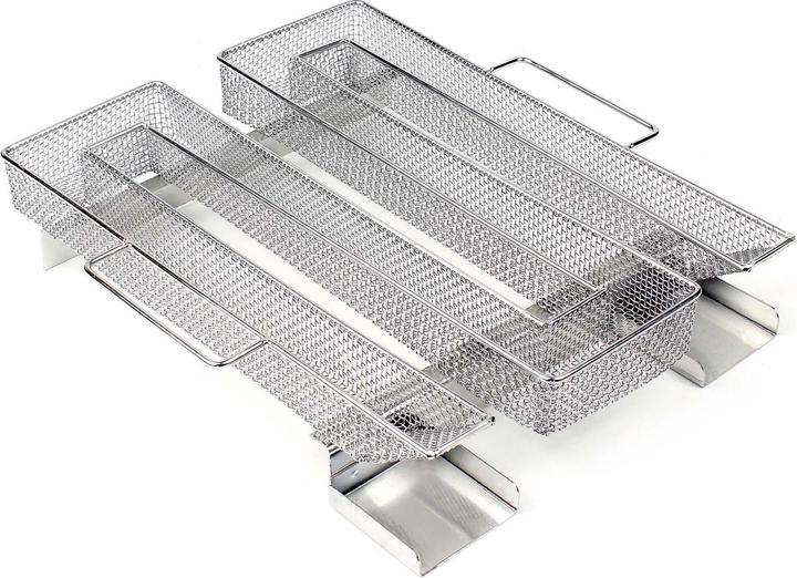 Immagine prodotto Wiltec BBQ Sparbrand 22x20,5x4,5cm generatore di fumo a freddo in acciaio inox