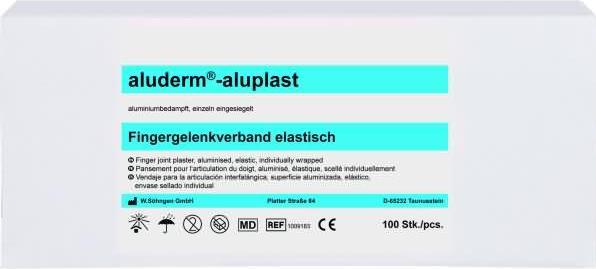 Immagine prodotto Söhngen aluderm aluplast cerotto per articolazioni delle dita elastico 4x7,2cm, singolo, 100 pz. (1 x)
