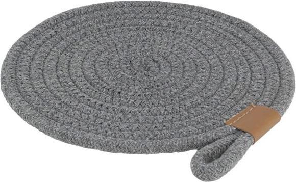 Produktbild Justinus Topfuntersetzer aus Baumwolle Anthrazit Ø 20 cm Lifestyle