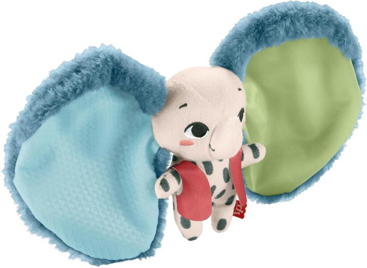 Immagine prodotto Fisher-Price Planet Friends Elefante dalle orecchie giganti, giocattolo sensoriale per neonati, elefante di (18.40 cm)